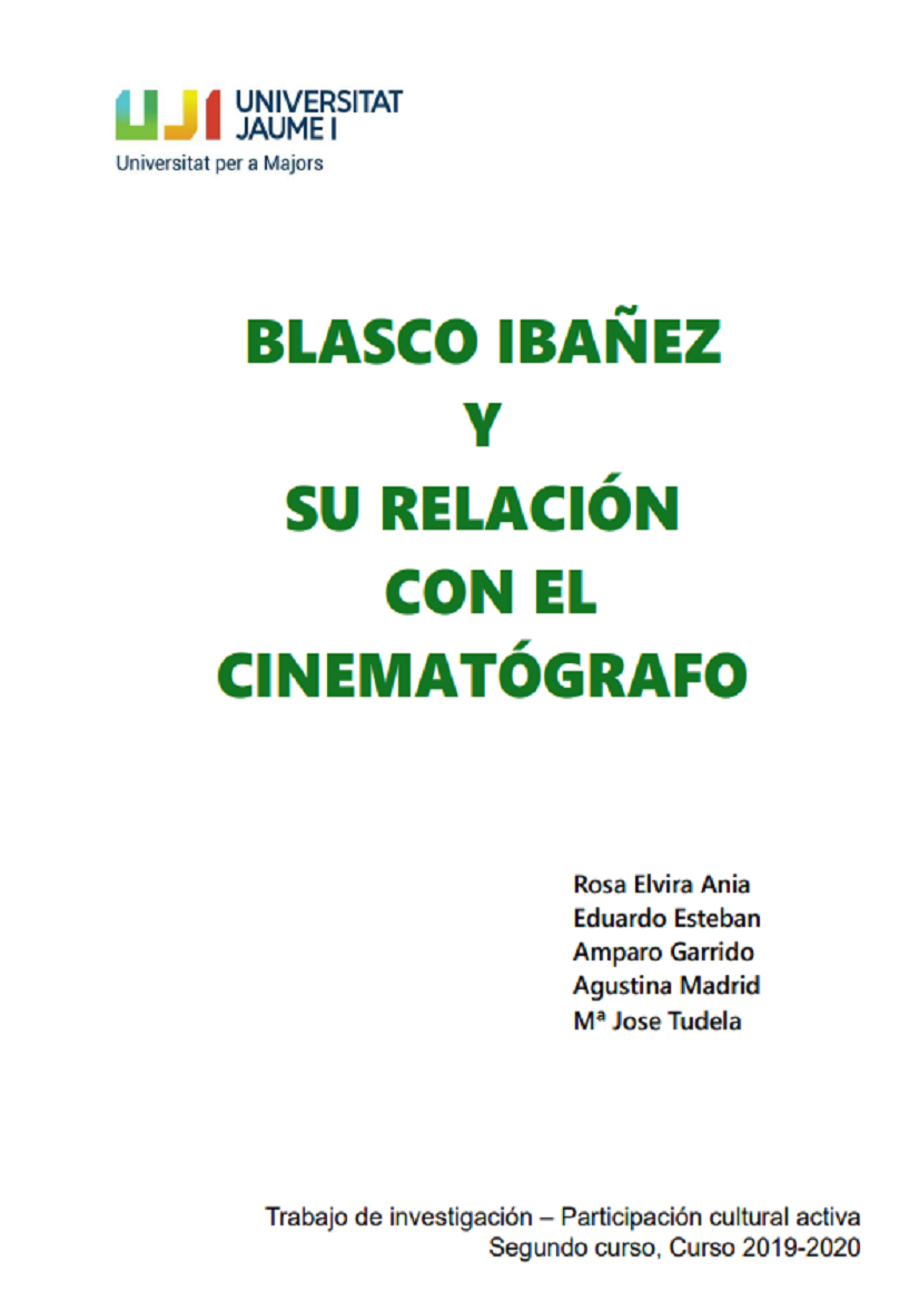 Blasco Ibañez y su relación con el cinematógrafo